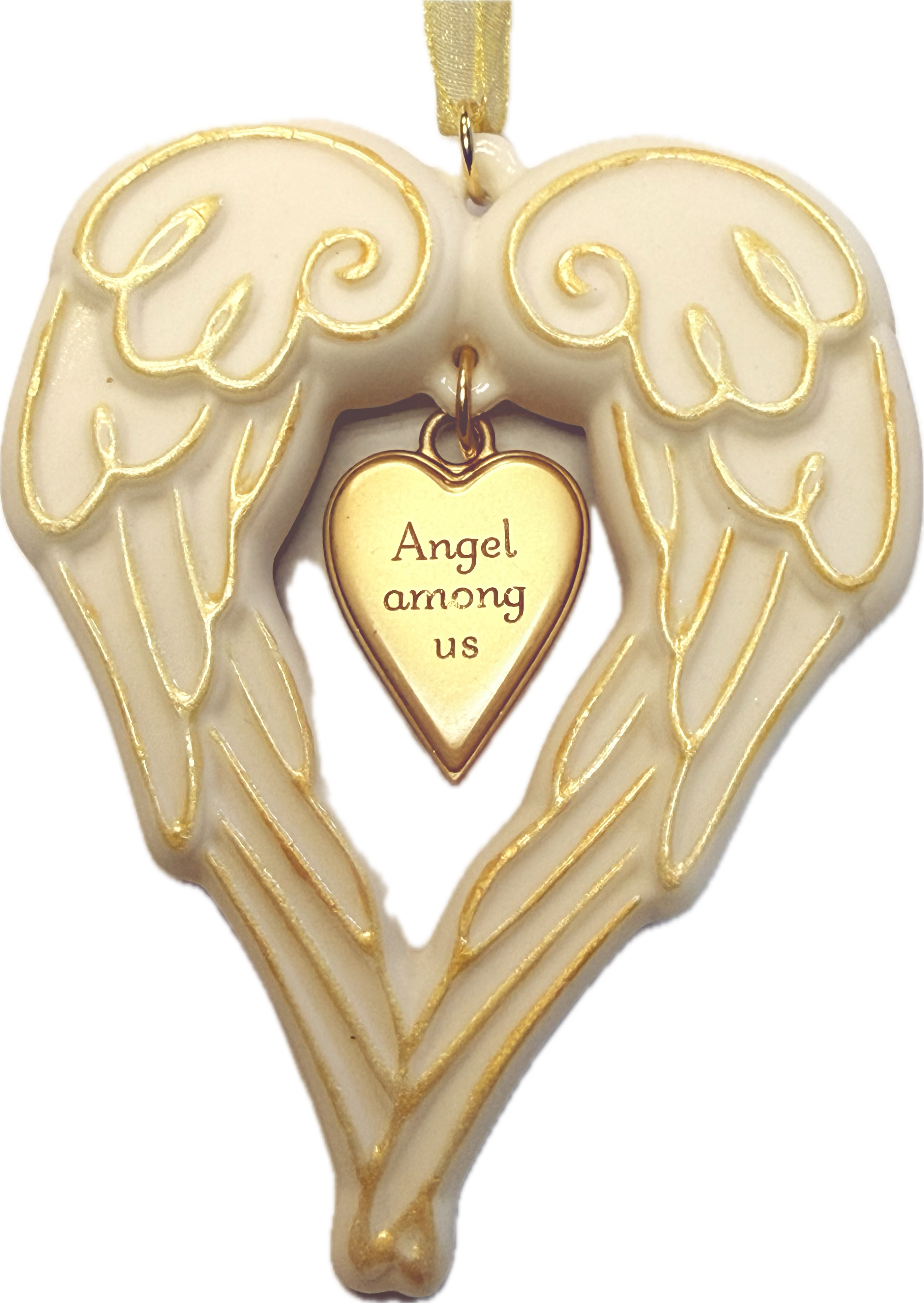 2006 Caregivers Angel Among Us Porcelain Heart